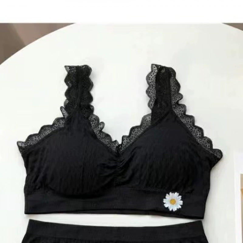 Underwear, comfortable set, lace protective underware, bra, mid rise, beautiful back
