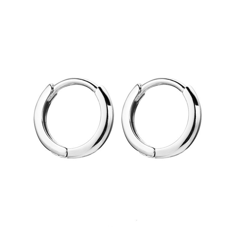 6mm 귀걸이 (화이트 골드)