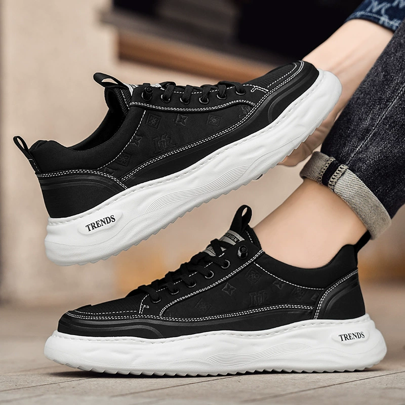 Мужские кроссовки весна 2025, новые модели, слипоны, спортивные, лёгкие, на толстой подошве, повседневные, для вождения и отдыха, для ленивых.