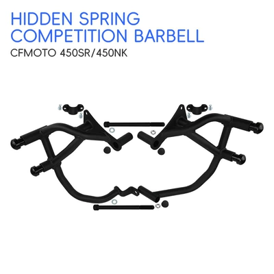 Suitable for CFMOTO SR450 crash bars, anti-fall springs, racing bars, 450NK protective stunt bars, motorcycle crash protection modification