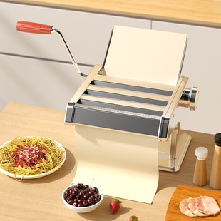 Small Household Noodle Machine Three-Knife Multi-Function Manual Noodle Press Stainless Steel Noodle Machine Wholesale Manufacturer Hua Geng