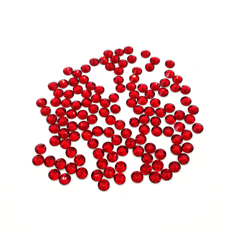 Color redondo taladro de fondo plano accesorios de ropa taladro de uñas accesorios taladro de vidrio DIY taladro de vidrio de color decoración manual