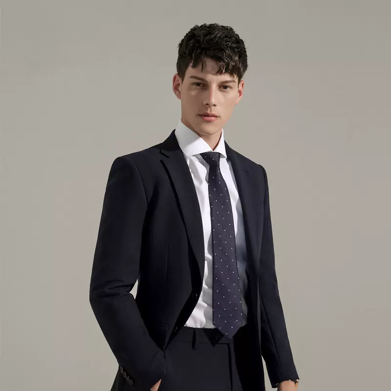215款西服男士修身上衣外套伴郎新郎结婚商务职业正装小西装男