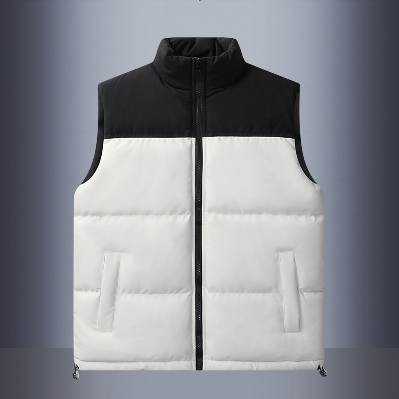 Produttori di abbigliamento maschile taglie forti uomo e donna stesso stile cotone gilet in cotone moda per giovani e di mezza età tempo libero consegna garantita_voghion.com