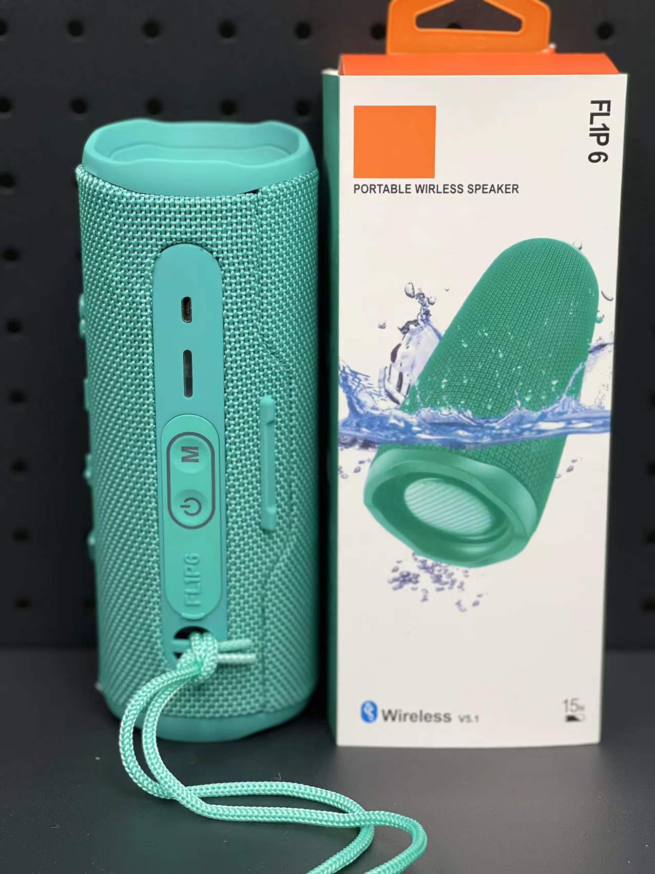 FLIP6 explosivo transfronterizo inalámbrico Bluetooth audio portátil al aire libre doble altavoz TWS tarjeta subwoofer altavoz Bluetooth