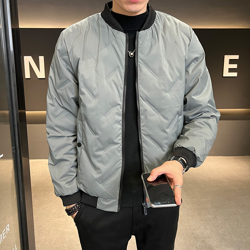 Chaqueta casual para hombre invierno nuevo pato blanco abajo deportes más tamaño suelto ligero caliente chaqueta a prueba de frío al por mayor