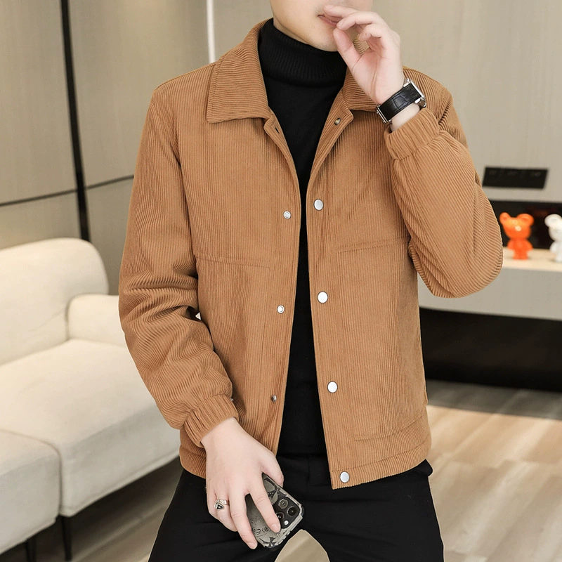 Demi-season trend warm fashionable jacket for leisure, Korean style