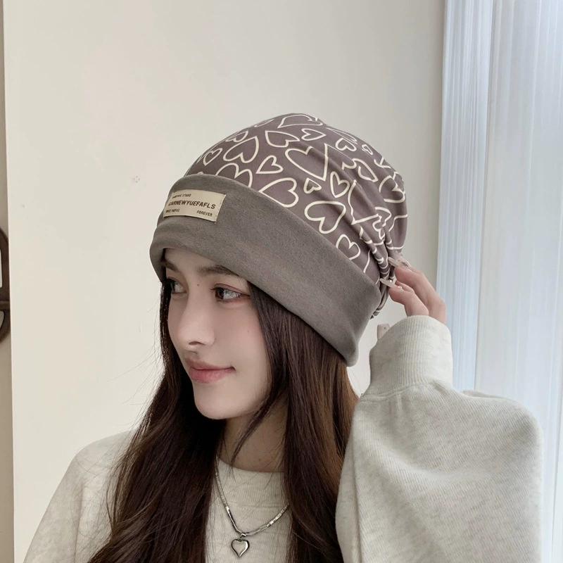 Зимняя теплая велосипедная шапка для женщин 2023 года, с эффектом похудения лица, защитой ушей, свободного кроя, в корейском стиле, ветрозащитная, утолщенная