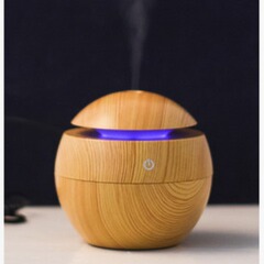 国境を越えた新型携帯ミニ小型木目球家庭用大デスクトップ空気加湿器清浄機アロママシン