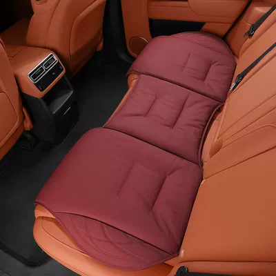 Seat cushion, seat cover Kamiq, Karoq, Rapid, Fabia - fully-enclosed-memory-foam-seat-cushion-volcano-red-1-piece-in-the-back-row