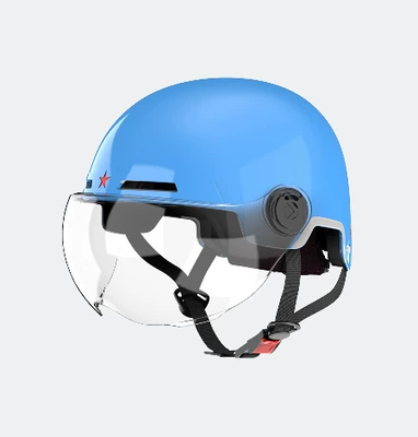 Motosiklet kaskı (dəbilqə) with 3C Certification, Cute Children's - jingyi-blue