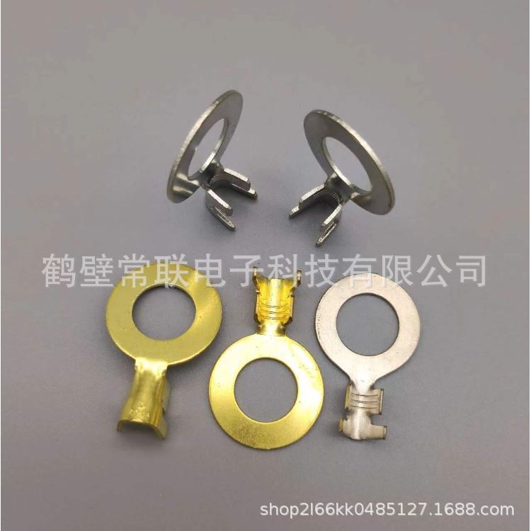 DJ431-10D 圆形接线片接地片 O型接地环端子 压线范围3.3-4平方