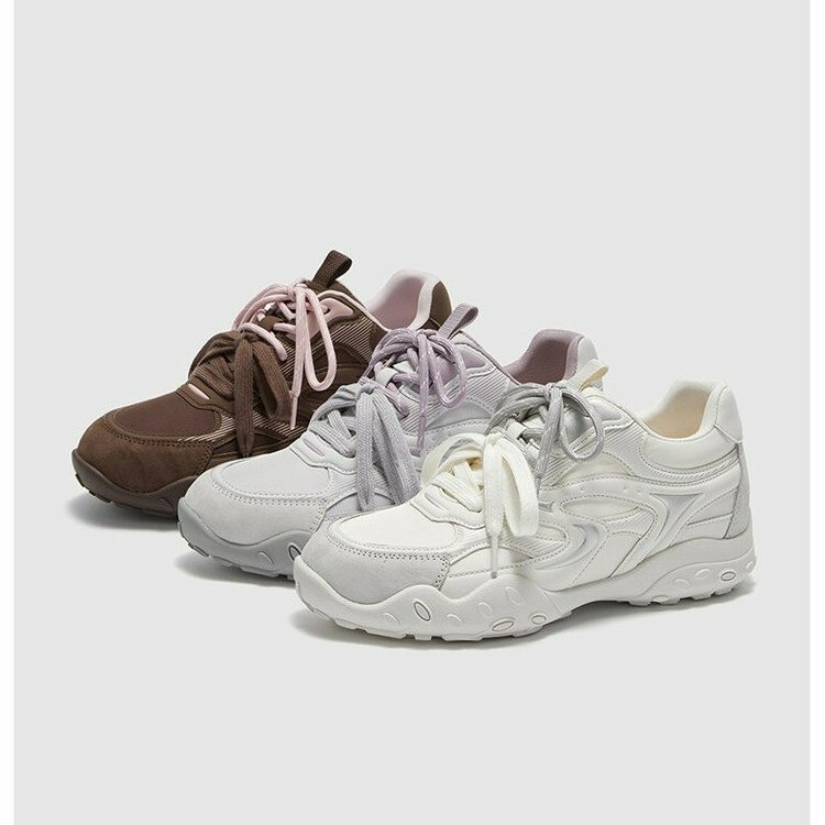 7cm Height-Increasing Soft-Soled Ballet Sneakers for Women, 2026 Autumn New Casual Shoes, Versatile White Sneakers