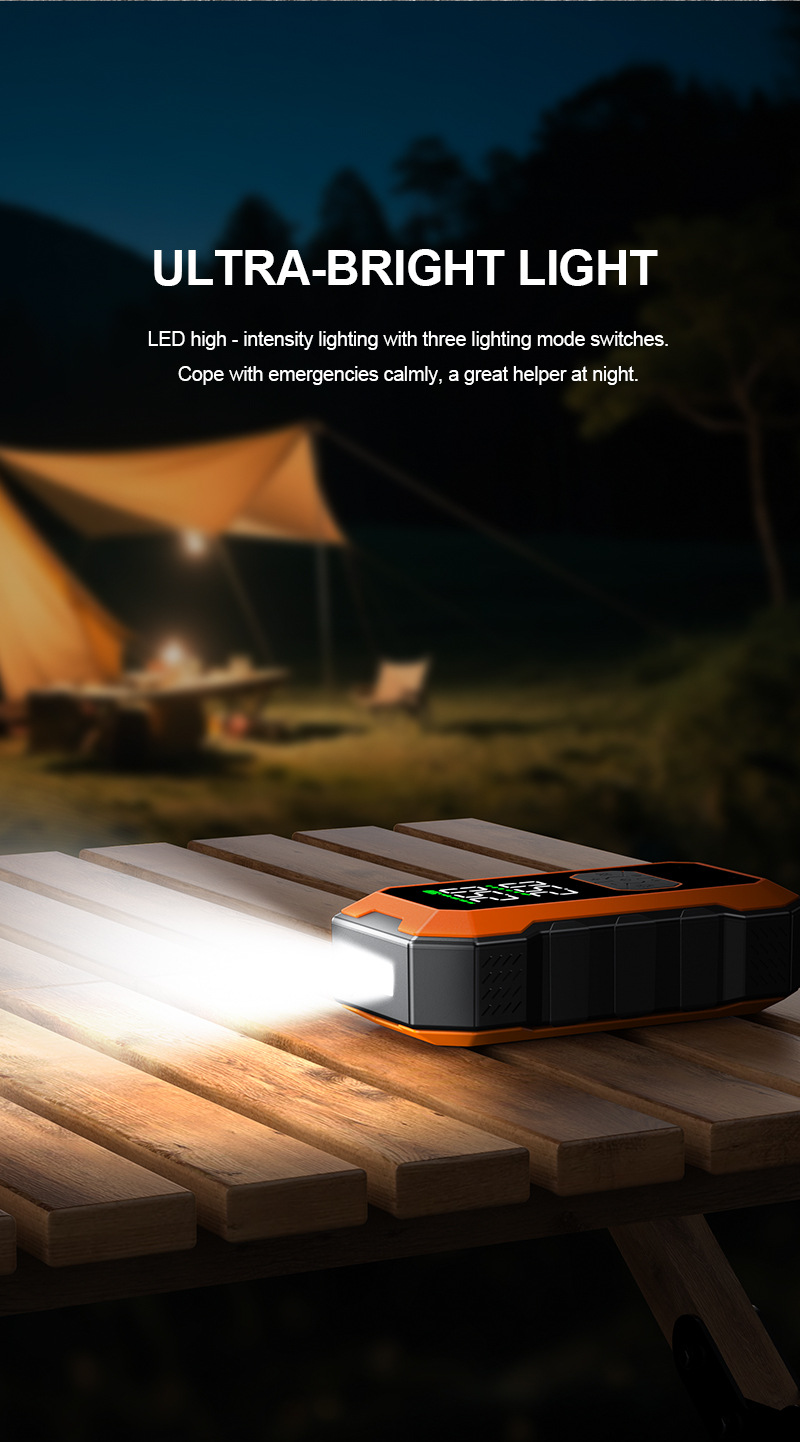 [N5] Cross-Border Jump Starter, Car Electrical Appliance, Car Emergency Power Supply, Jump-Starting, Inflating, Multi-Functional