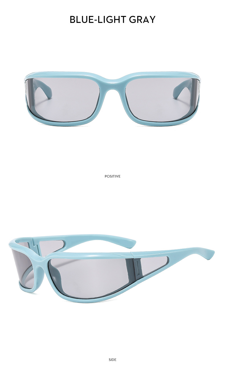 57g Weight Full Frame Glasses Structure Sunglasses Classification PC, UV400 Protection Lens Material Oval Frame Glasses Style Outdoor, Travel Occasion Solid Color Pattern Unisex Gender Streetwear Style Streetwear Solid Color PC UV400 Protection Oval Frame Full Frame Men's Sunglasses 16