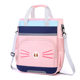 Elementary School student tutorial bag canvas book bag boys and girls tutorial bag single shoulder file bag double shoulder cartoon messenger bag