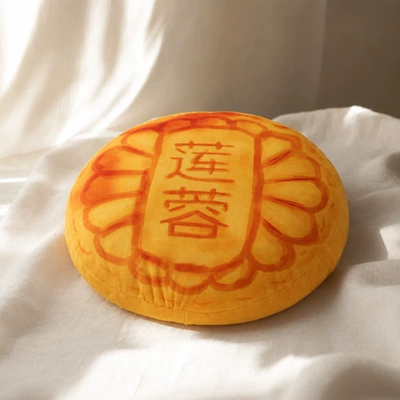 Mid-Autumn Festival; available for wholesale, Oyuncaq yastıqlar - lotus-paste-mooncake-20cm