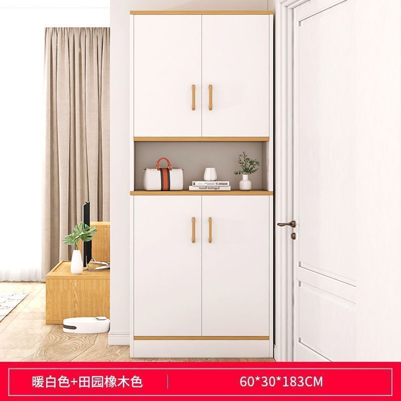 鞋柜家用门口玄关柜北欧风储物柜轻奢进门入户大容量简约现代鞋架|undefined