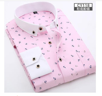 2025 Camisa de solapa de hombre de moda nueva transfronteriza Camisa de hombre de comercio exterior casual de negocios de rayas verticales frescas