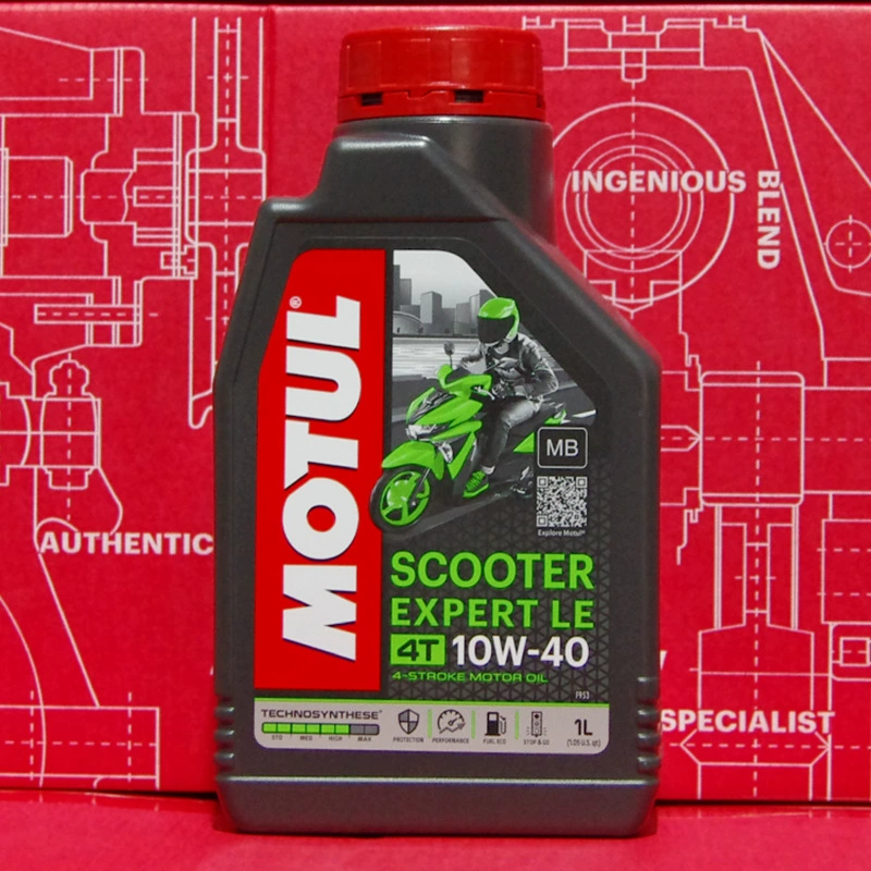 Мотт 4T синтетическое моторное масло для мотоцикла Серебряная овца 10W-40 MB 1 л