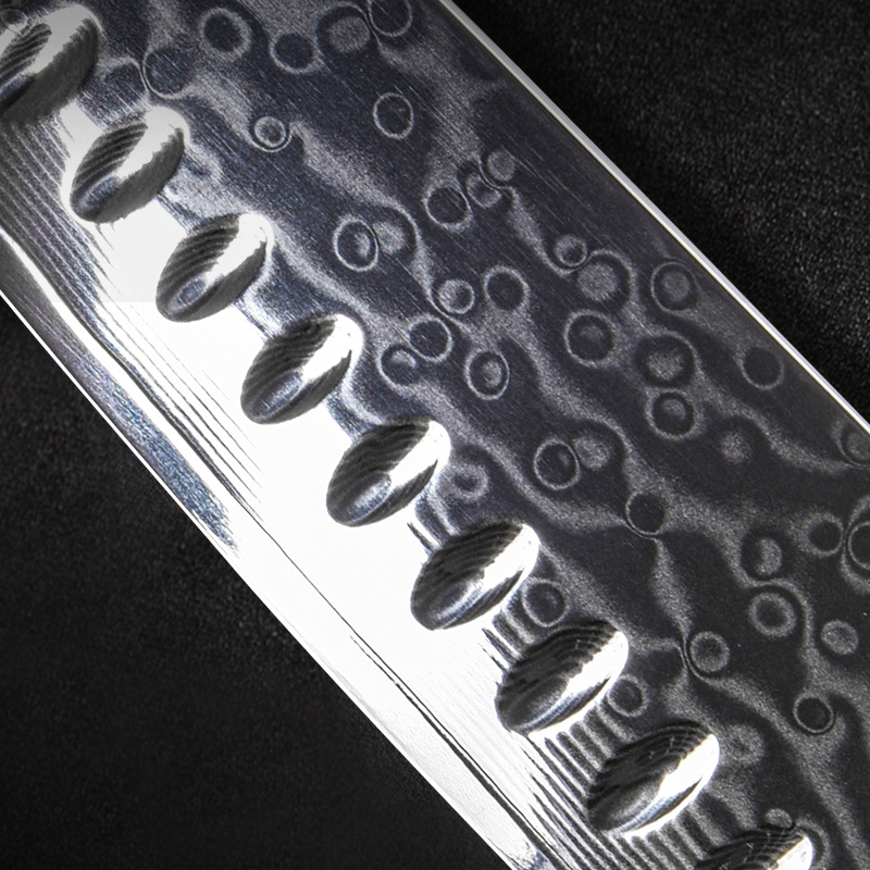 Damasco de acero de 7 pulgadas VG10 mango Sande cuchillo de cocina Chef cuchillo transfronterizo exclusivo para venta al por mayor