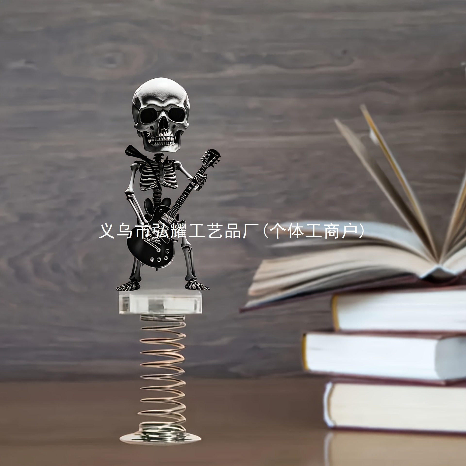 Colgante Amazon acrílico plano esqueleto oscilante primavera carro tablero de instrumentos decoración esqueleto oscilante mesa