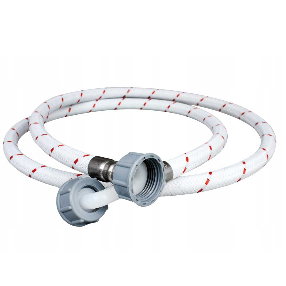 英标3/4接口通用进水软管洗衣机洗碗机进水管尼龙编织防爆进水管