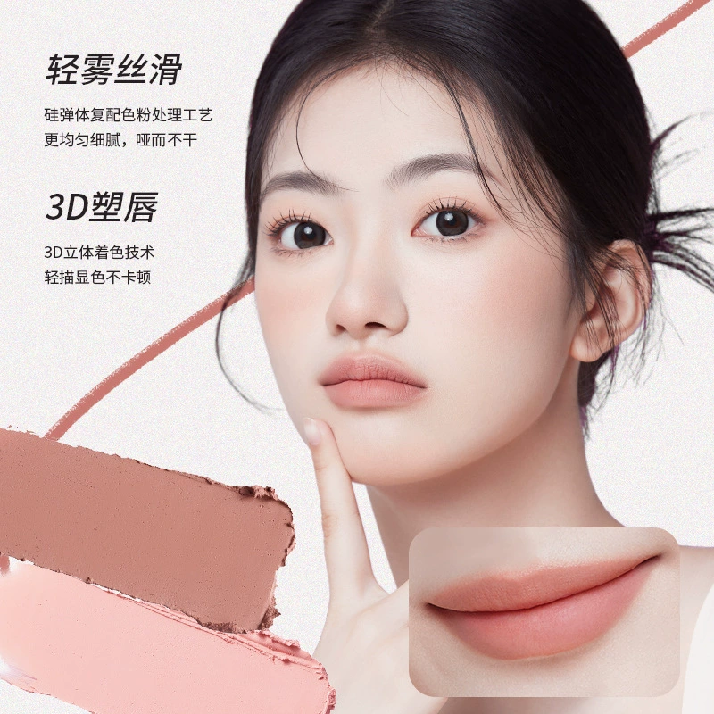 Double-sided lip pencil, waterproof nude lipstick, contouring, lips volume enhancement, long-term effect