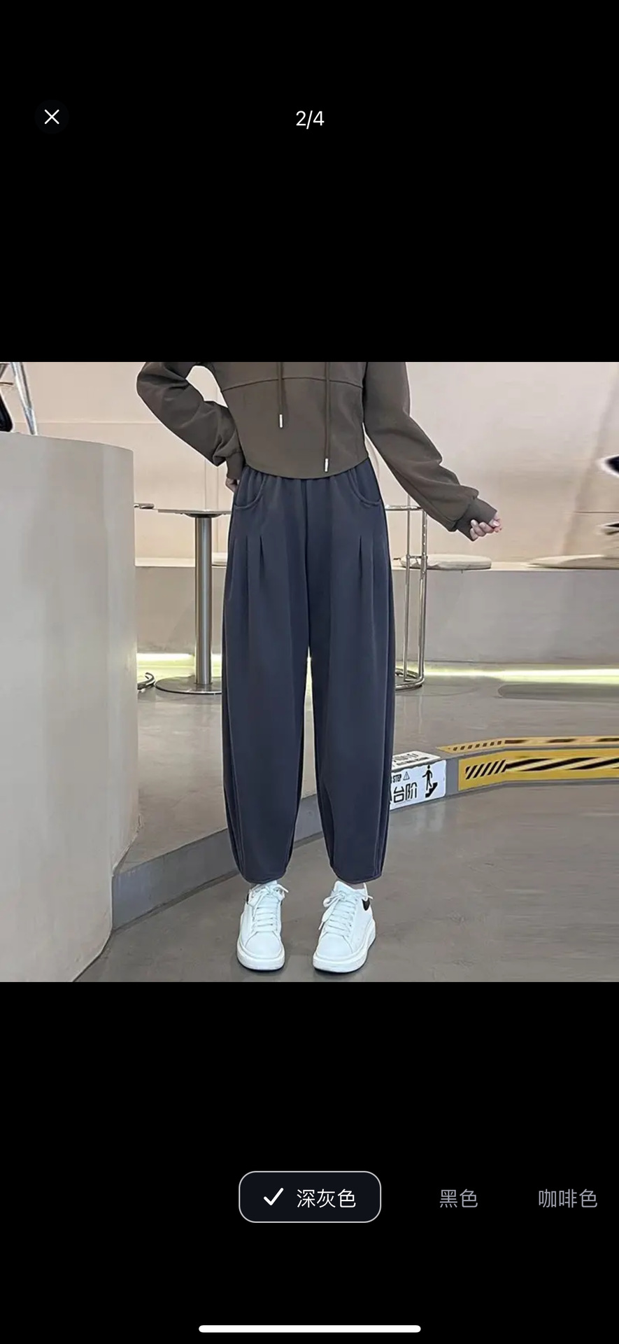 Primavera y otoño nuevo estilo cintura alta adelgazante todo fósforo estilo occidental moda holgada pantalones harem estilo occidental mujer deportes y ocio