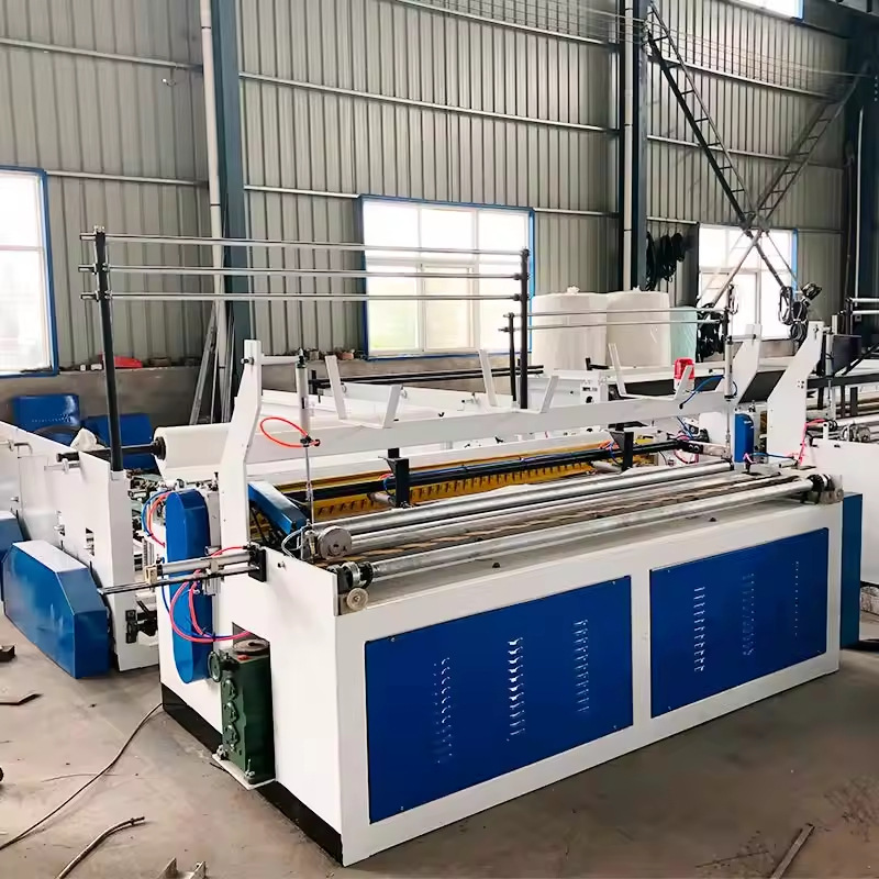 Zhiying Machinery Máquina automática de fabricación de papel higiénico pequeño Máquina de fabricación de rollo de papel higiénico Línea de producción Precio de fábrica