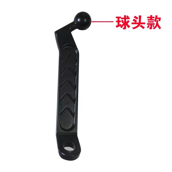 Thickened [spherical] aluminum alloy pole