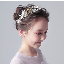 兒童發飾頭花花環頭飾發帶韓式公主頭箍女童演出花童發箍女孩飾品