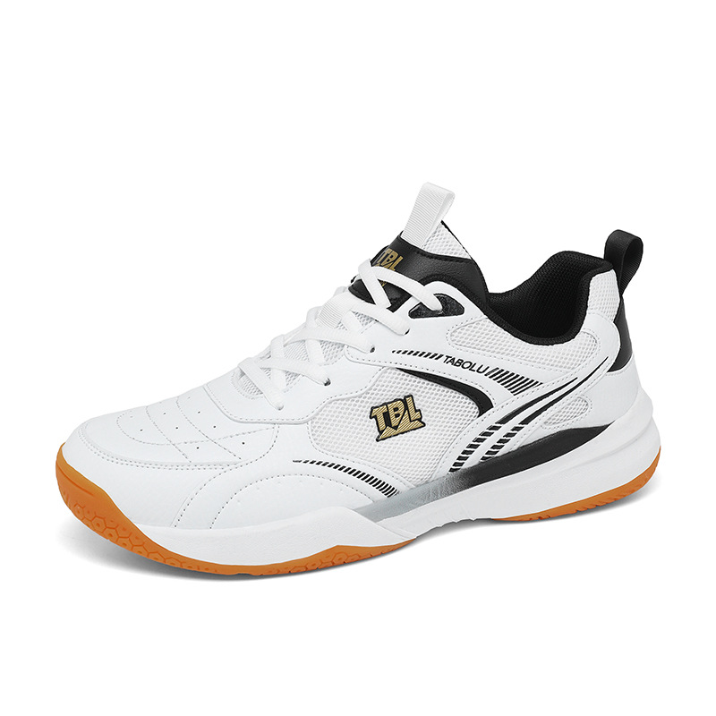 Zapatos de bádminton transfronterizos masculinos respirables antideslizantes adultos jóvenes estudiantes indoor y al aire libre entrenamiento deportivo zapatos de bádminton de ping-pong