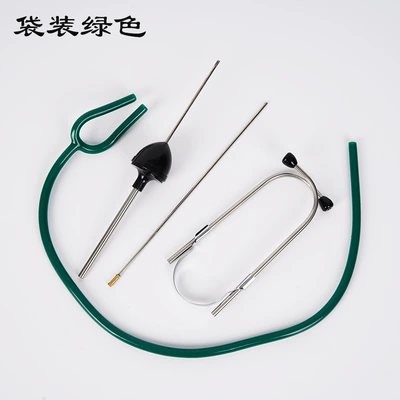 Mühərrik alətləri – cylinder stainless steel stethoscope engine - green-bag