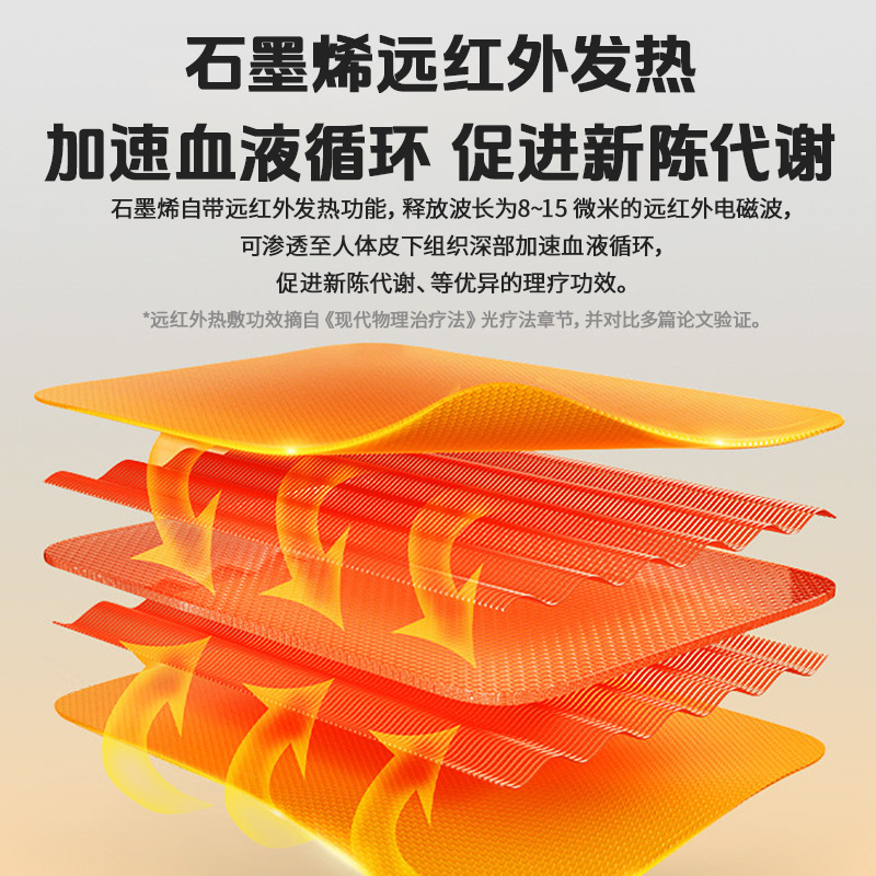 Calefacción de invierno cojín de esterilización artefacto grafeno casa cintura apoyo respaldo cojín integrado antibacteriano conformación durante mucho tiempo