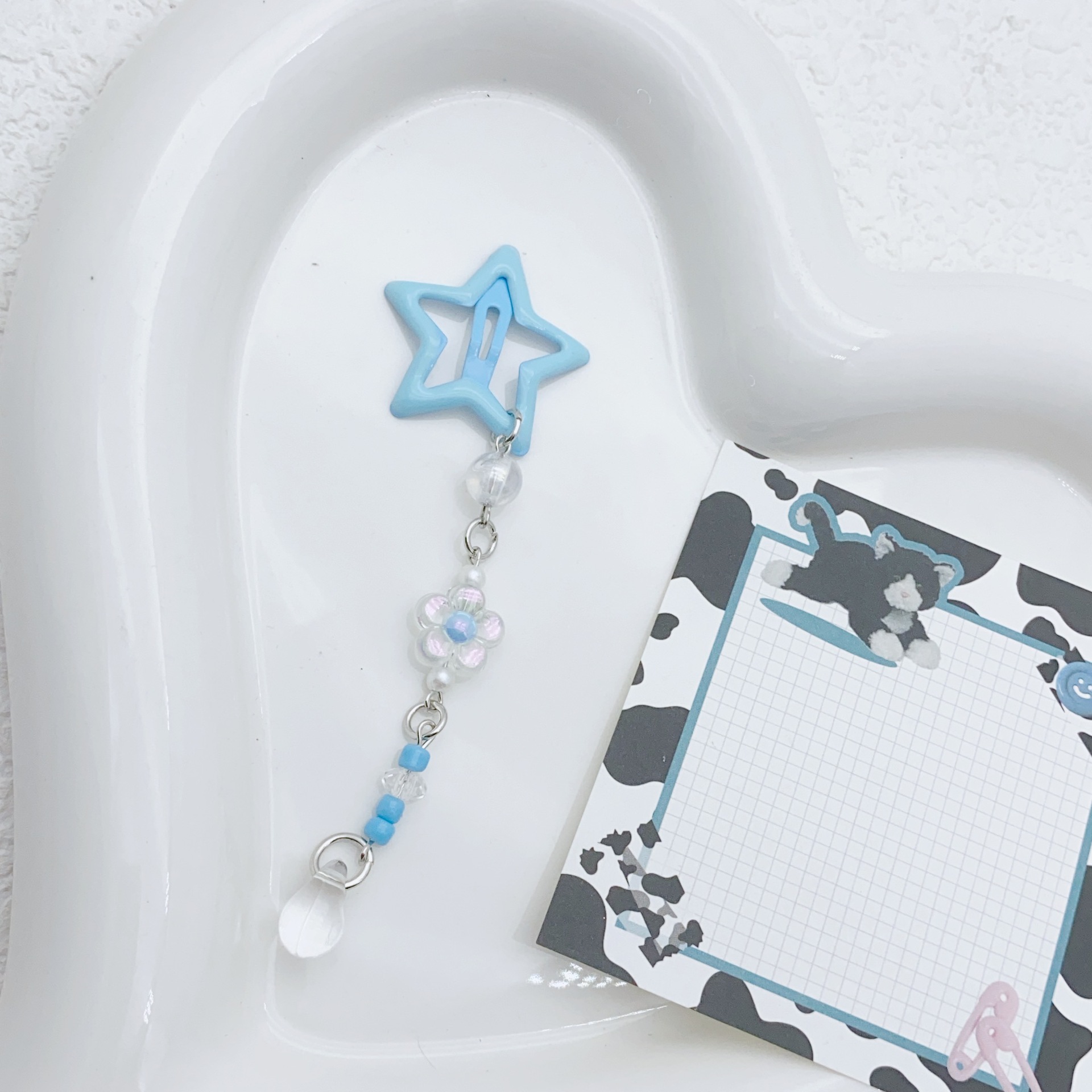 8g Weight Charm Hair Clips Hair Accessories Type 1 Piece Quantity Holiday, Street Occasion Alloy Material Pentagram Pattern All Seasons Season Women's Gender IG Style, Cute, Sweet Style IG Style Cute Sweet Women's Pentagram Alloy Charm Hair Clips 19