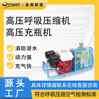 呼吸气瓶低噪小型活塞式压缩机迷你空压机固定式空气微型充填泵