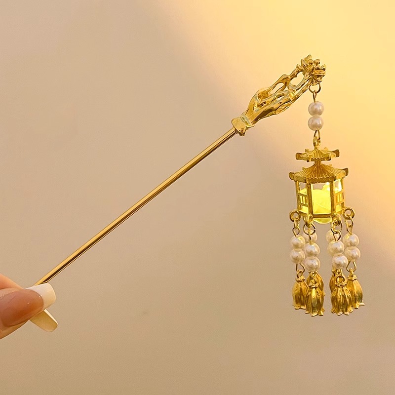 Horquilla para niños, nueva horquilla china, falda de caballo de estilo antiguo para mujer, accesorios, tocado de Hanfu para niñas, horquilla de paso, sentido avanzado