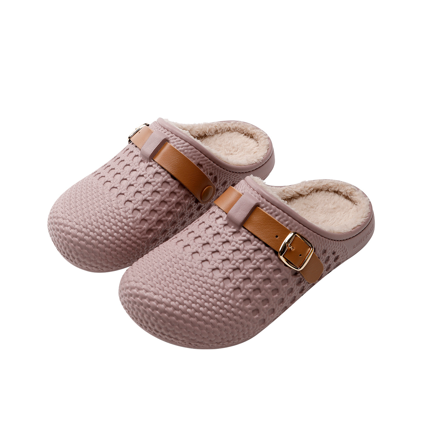 Novos chinelos femininos de algodão de inverno para casa, solas grossas, leves, confortáveis, antiderrapantes, impermeáveis, chinelos de algodão com biqueira de pelúcia