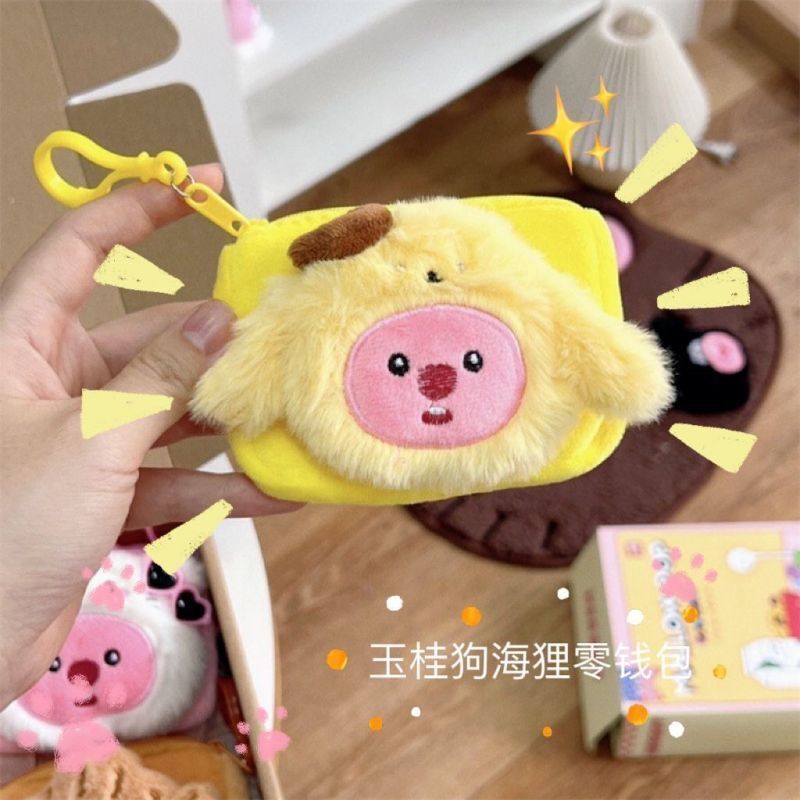 新品ラウンド可爱いカピバラぬいぐるみ小銭入れカピバラバッグストラップ男女収納非ギシギシ呼び金|undefined