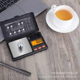 充电工具箱珠宝秤0.01g精准小型砝码电子秤0.001g 克秤便携黄金称