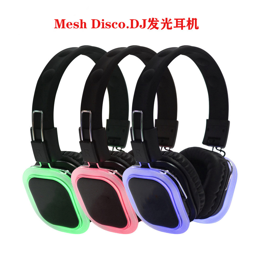 DJ Disco Party One-Roller Multi-Wireless Party Headset Luminous Earpad