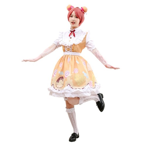 Fifth Personality Mechanic Candy Girl Cosplay Costume Lolita Mini Dress Set Anime Costume