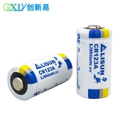LISUN CR123A camera flashlight patrol stick smoke alarm 3V lithium battery pack CR17345