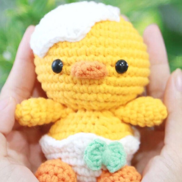 2024 Amazon New Handmade Crocheted Halloween Funny Doll Finished Ornaments Woven Doll Hot Sale