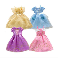 Summer Girls' Dress European and American Children's Clothing Children's Dress Frozen Princess Dress One-Time Shipping