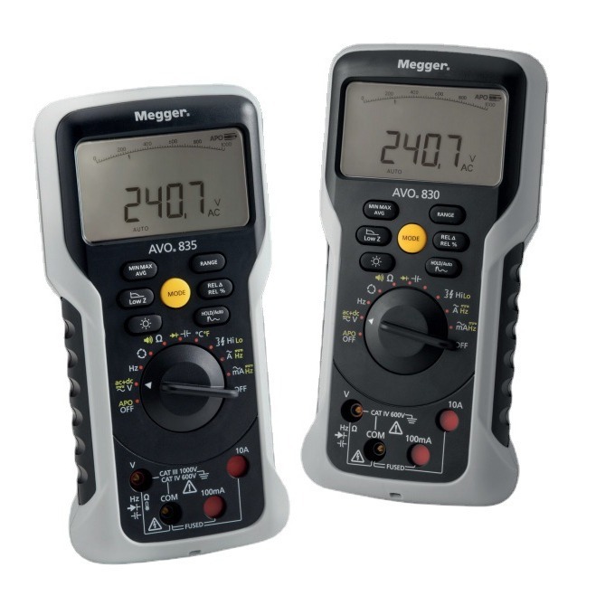 Megger AVO®830和835 高端万用表【英国原装正品】梅凯万用表