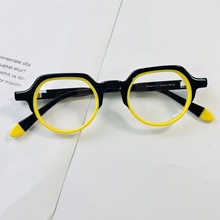 Laminated拼料Acetate板材Eyeglass光學Frame女眼鏡框Unisex