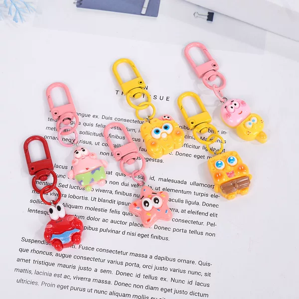 Door Buckle D01 Student Keychain Cute Cartoon Pendant Girl School Bag Accessories Gift Best Friend Wholesale Cute