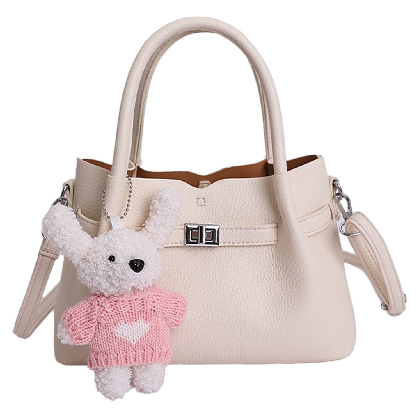 Simple portátil 2026 diseño de bolso de hombro único versátil estilo coreano de transporte de moda nuevo bolso de cubo nicho femenino